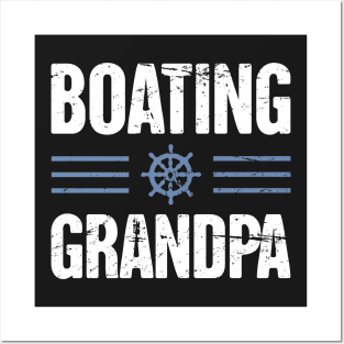 Boating Grandpa –– Boat Captain Posters and Art